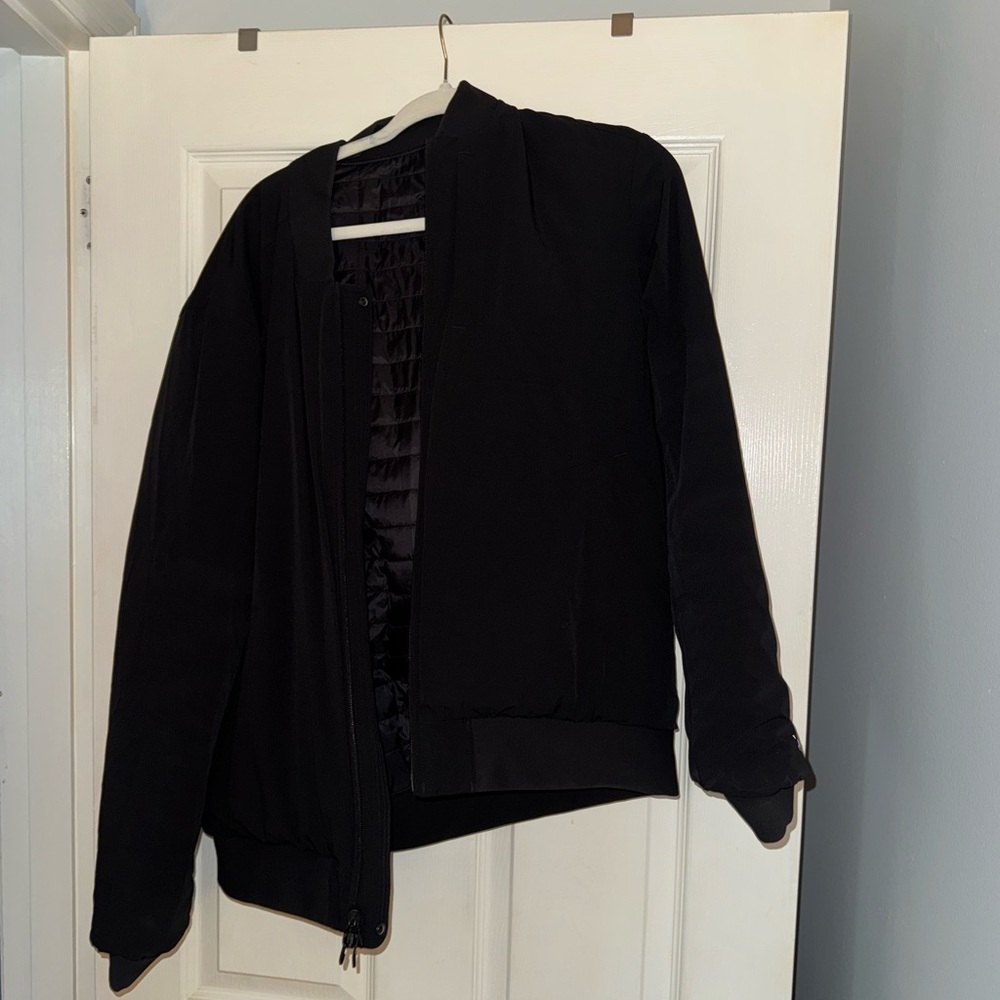 Lululemon bomber jacket, size L, down bomber, reversible